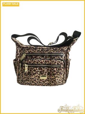 Nylon Crossbody Bag Multi Pocket Messenger Purse Travel Handbag